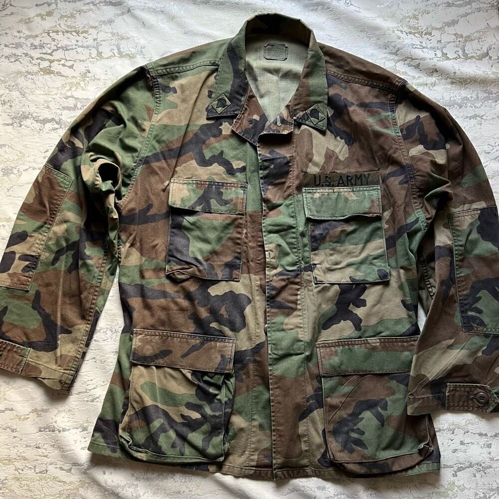 US Army issue 1990 Woodland Jacket camouflage vintage